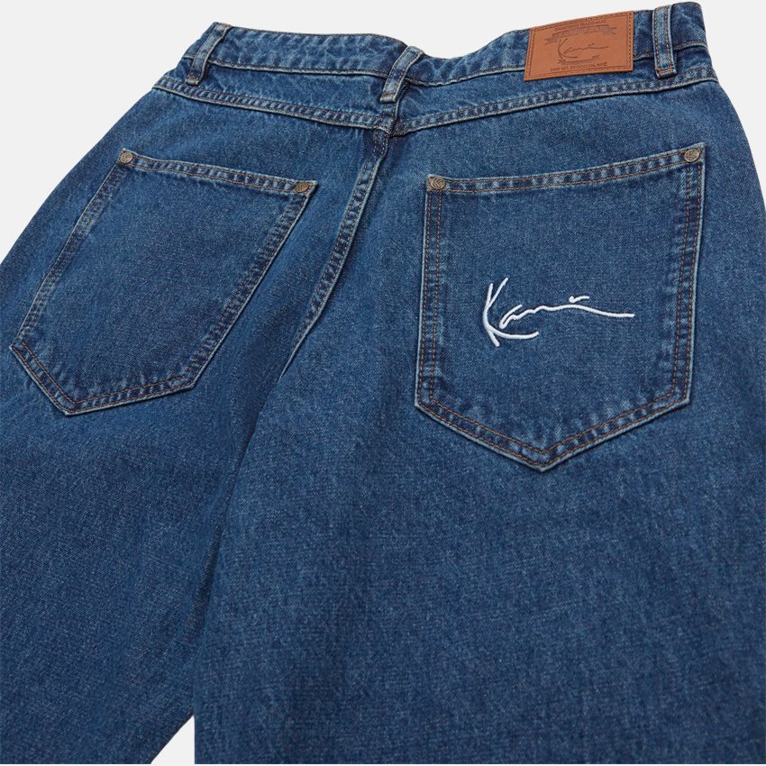Karl Kani Jeans SMALL SIGNATURE TAPERED FIVE POCKET DENIM DARK INDIGO